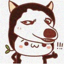 观众何田田的留言头像，抱着笔记本坐在书店角落